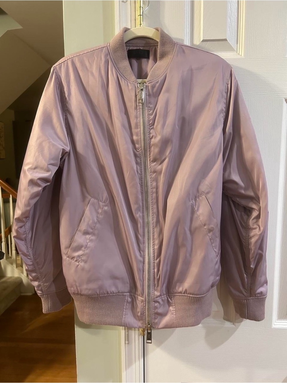 KITH Satin Bomber Jacket - Dusty Mauve